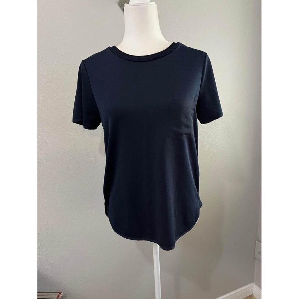 Banana Republic navy blue women blouse size XS